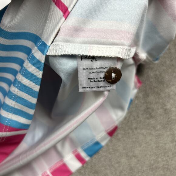 NEW Kenny Flowers Polo Shirt Mens Medium Ocean Drive Golf Performance Stretch - Picture 5 of 10